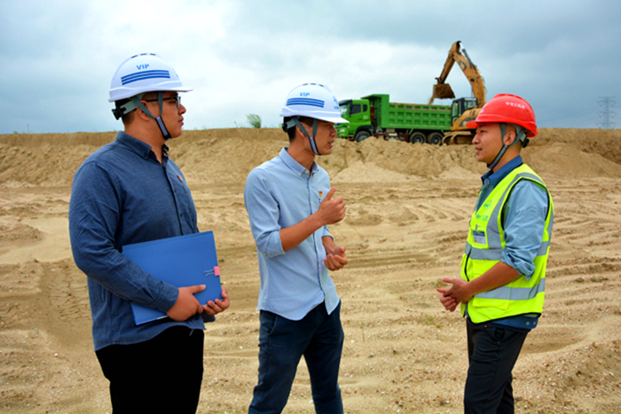 秀屿：深入项目一线开展监督